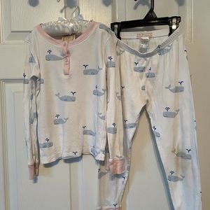 The Beaufort Bonnet Company PLAY Size 5 Whale Pjs